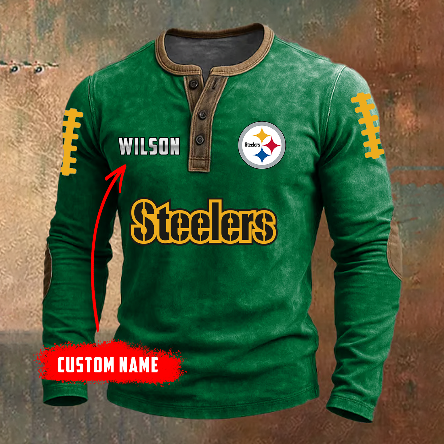 PREMIUM NFL X PIT LONG SLEEVE SHIRT NDT TDT