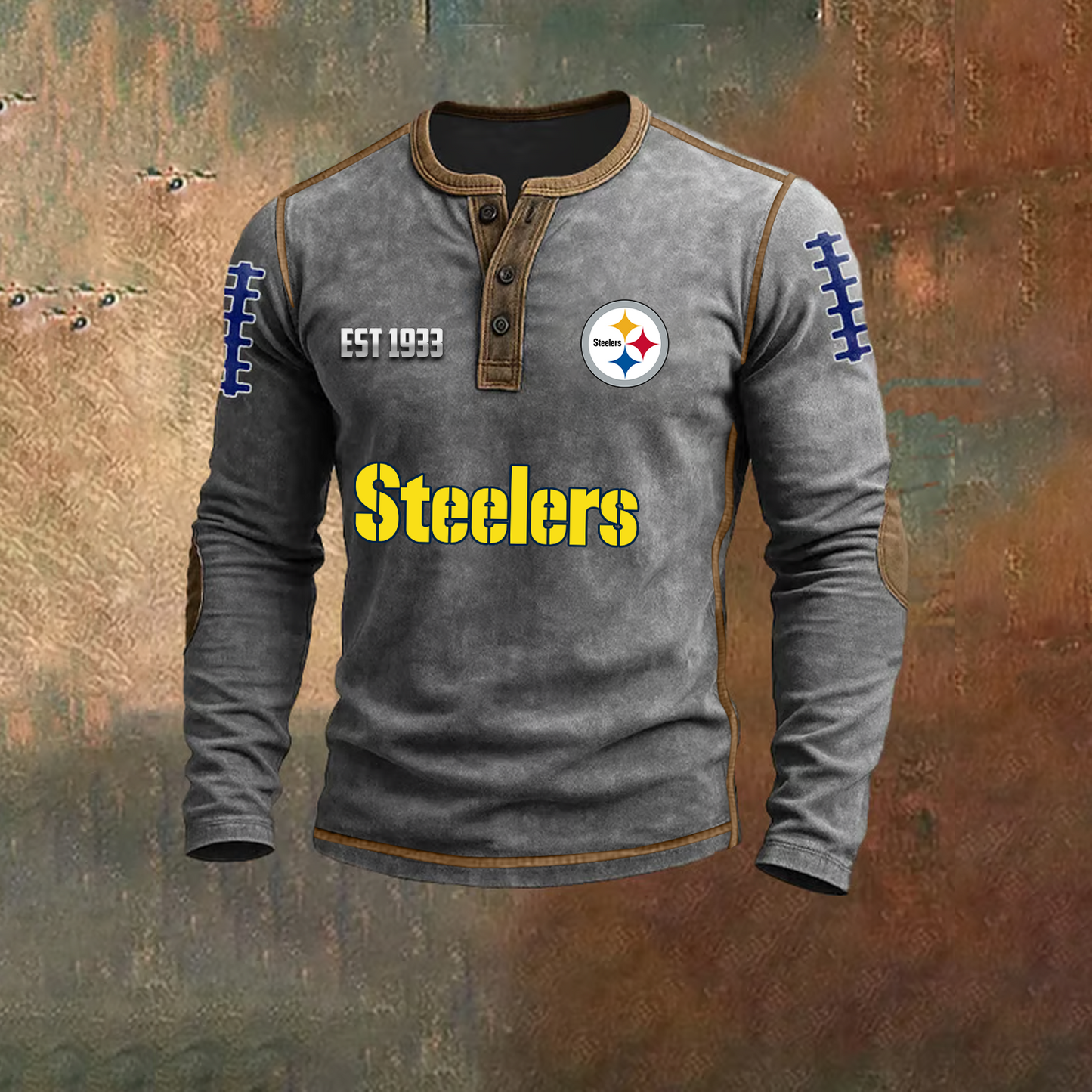 PREMIUM NFL X PIT  LONG SLEEVE SHIRT NDT TDT