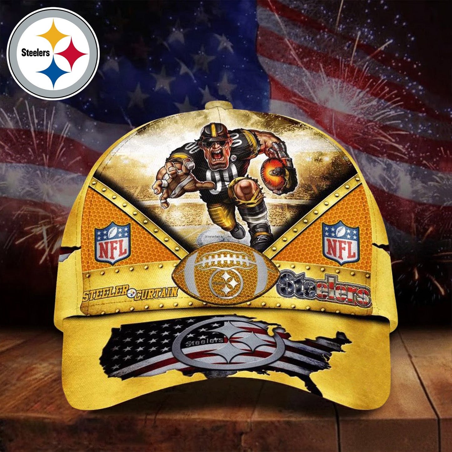 PREMIUM NFL X PIT Super Bowl LIX 2025 Cap NDT NHM