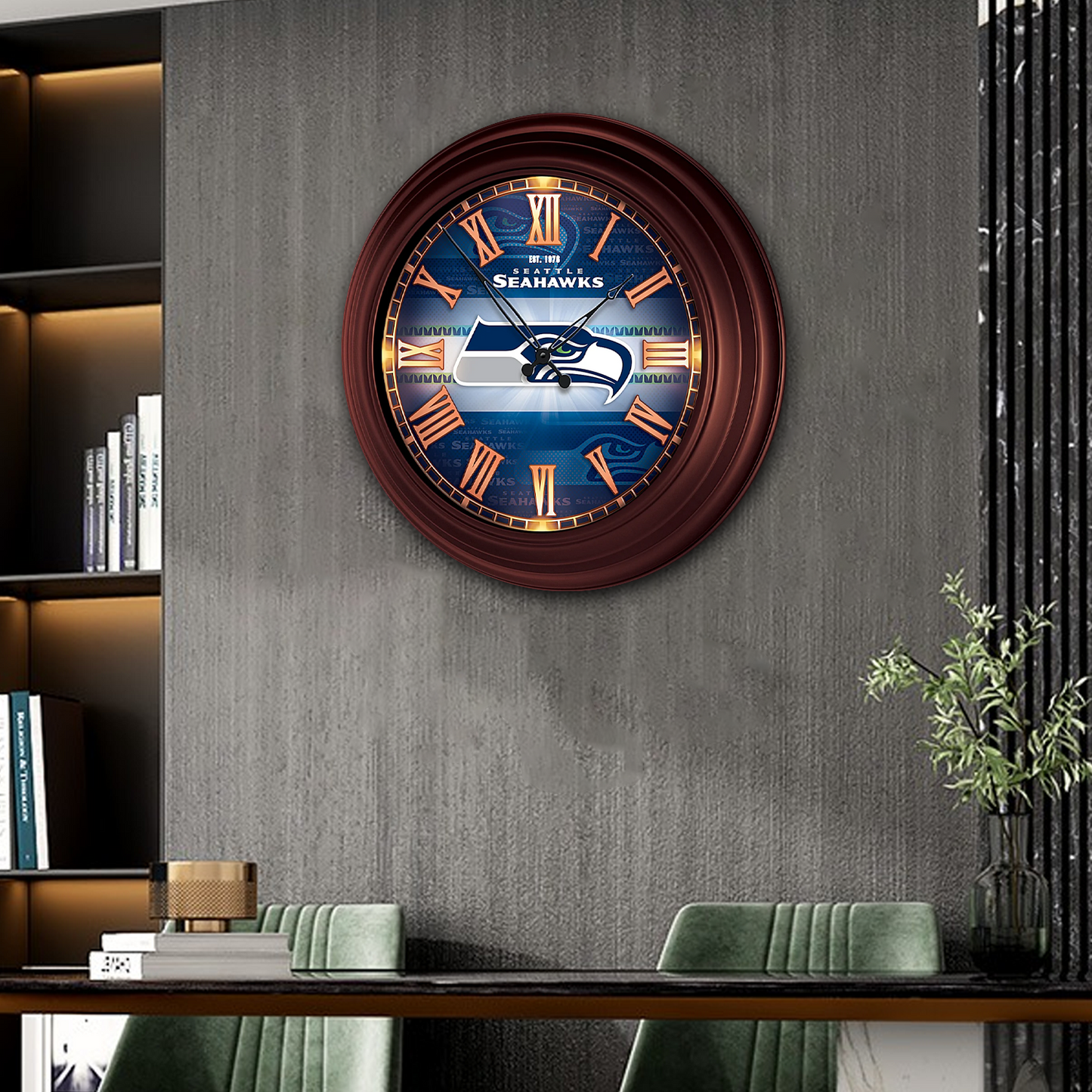 PREMIUM NFL x SEA ATOMIC WALL CLOCK NDT TDT
