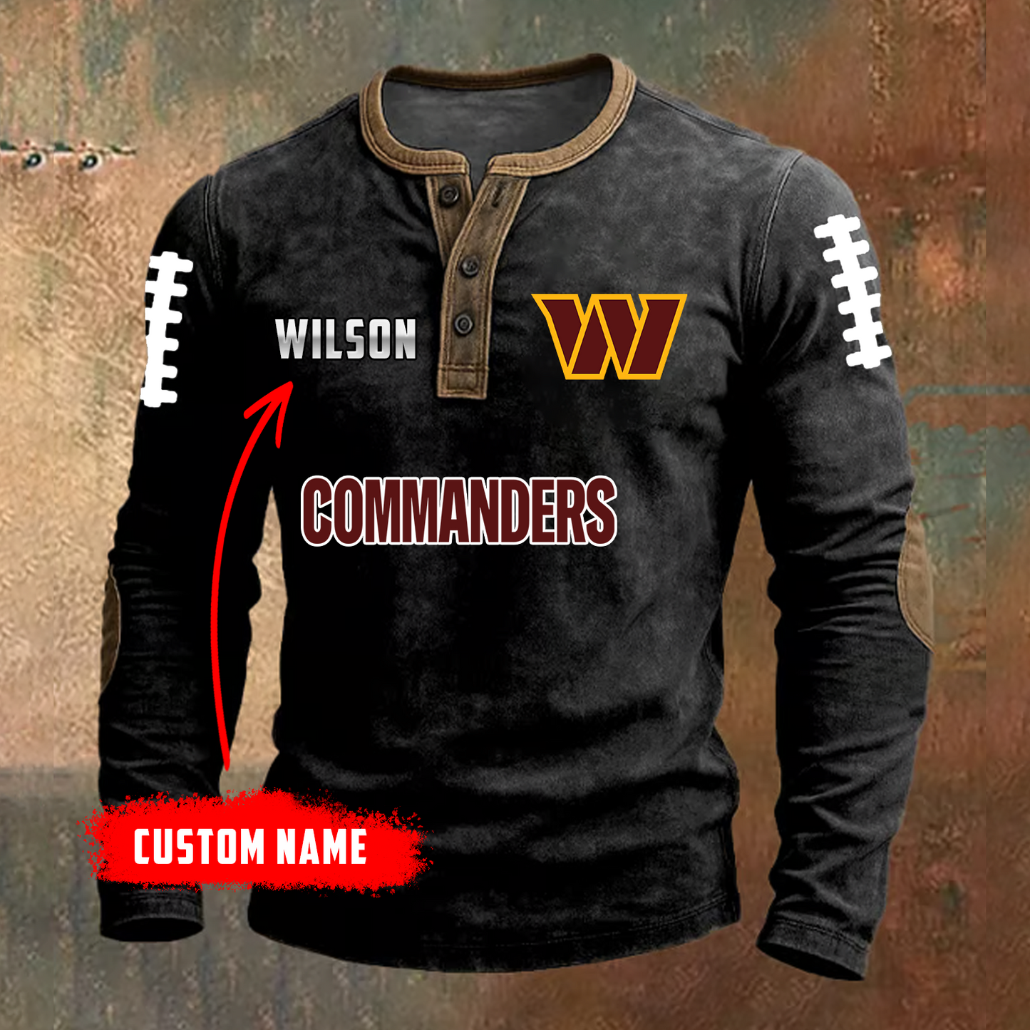 PREMIUM NFL X WAS LONG SLEEVE SHIRT NDT TDT