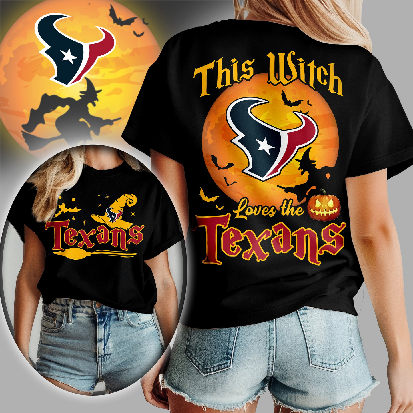 PREMIUM TEXAS  X HALLOWEEN T SHIRT NDT TDT