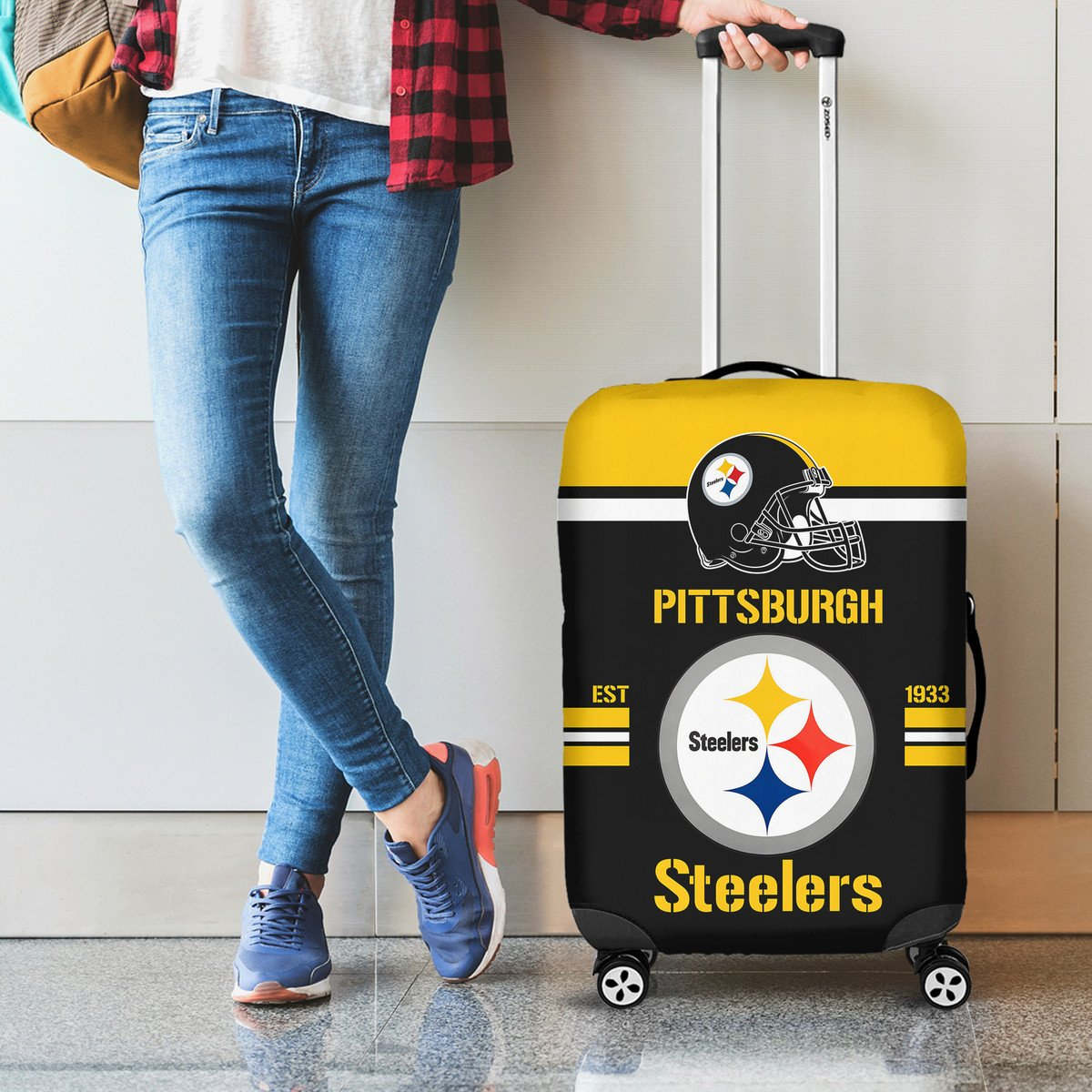 PS NFL Luggage Cover Suitcase Protector DDT NTL