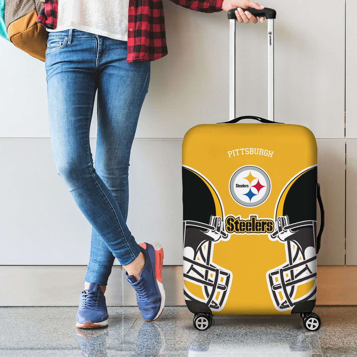 PS NFL V2 Luggage Cover Suitcase Protector DDT NTL