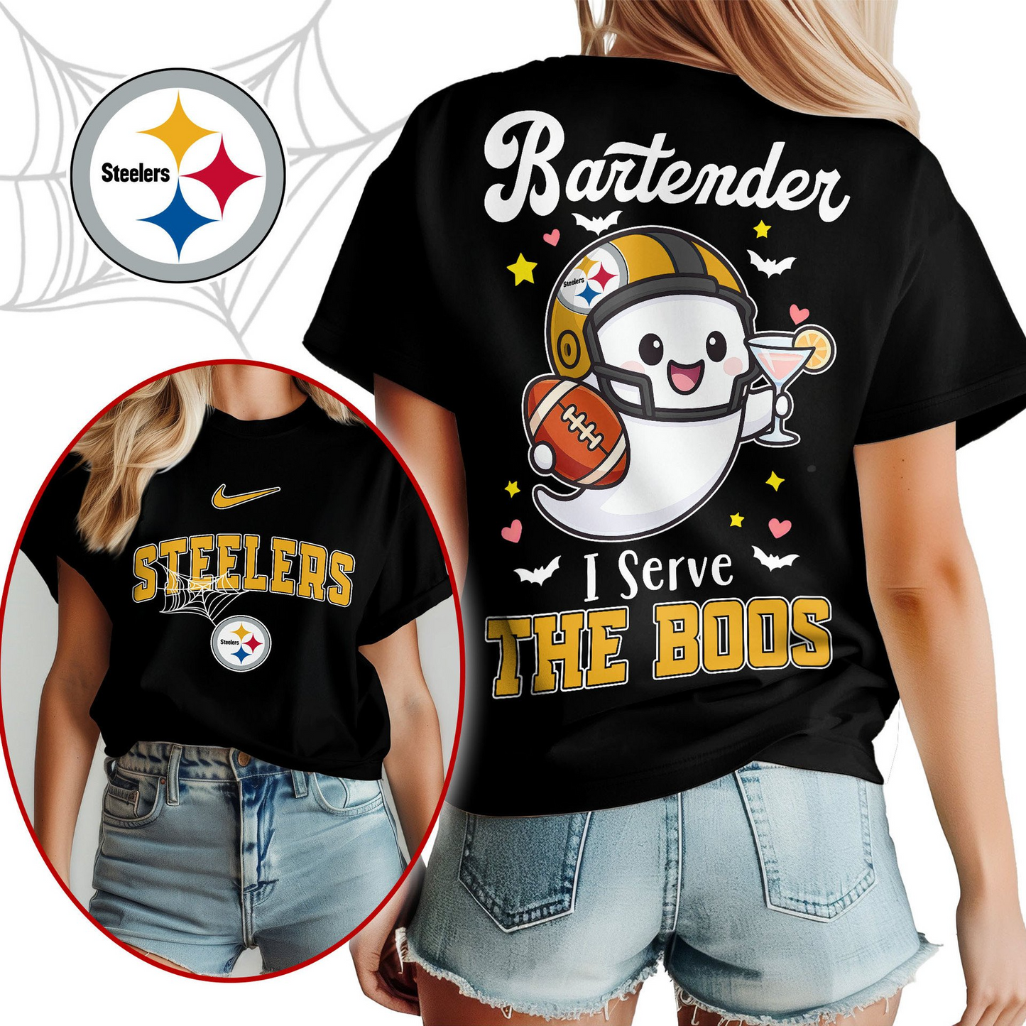 PS Premium NFL Bartender Halloween Fan Women Shirt DDT CTND