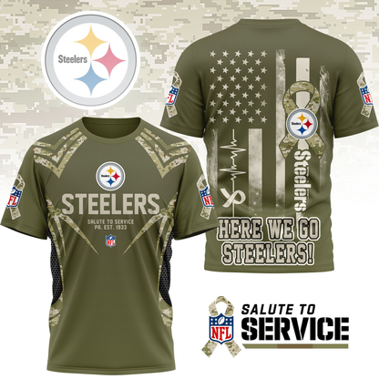 PS Premium NFL Salute to Service Camo 3D Shirt DDT CTND
