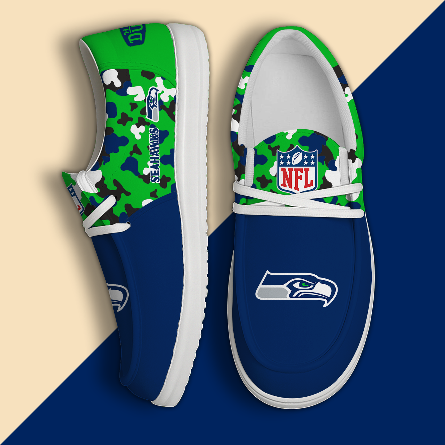 SEA Personalized NFL Hey Dude Shoes DatND ThuongNH