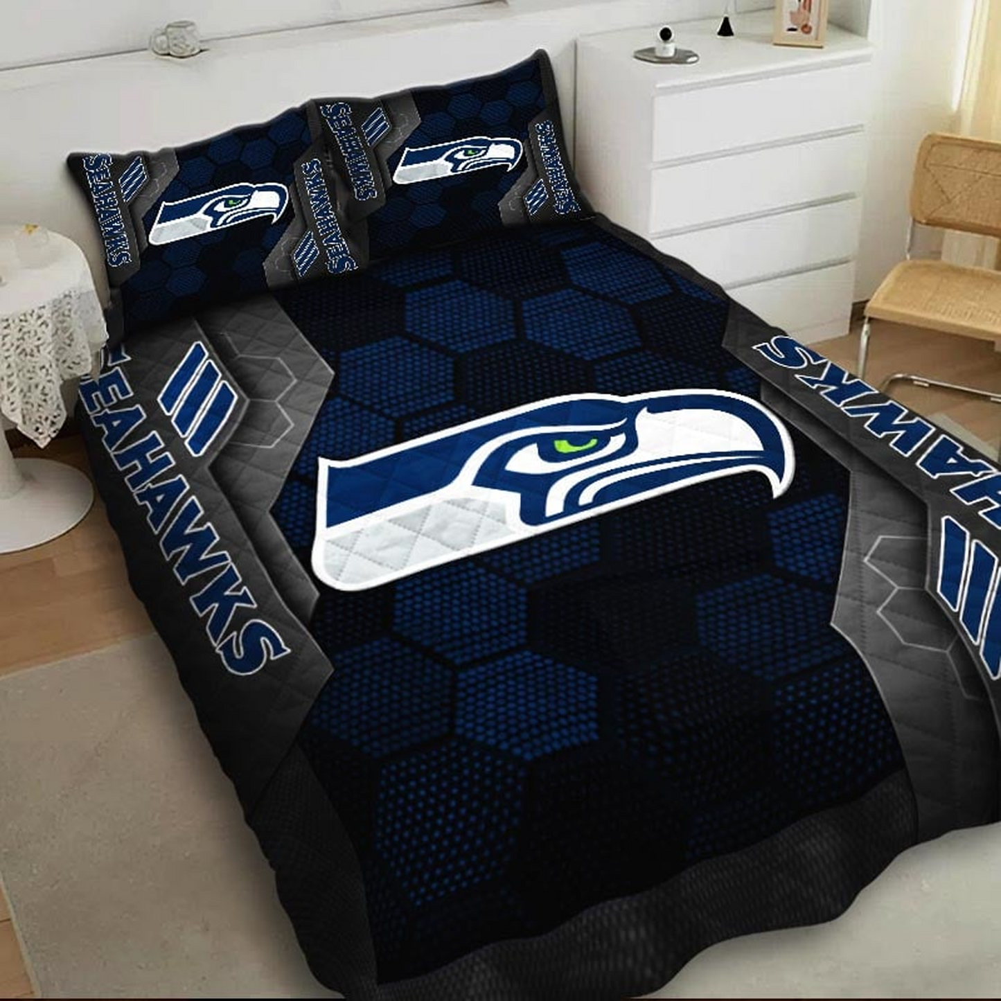 SEA x NFL Bedding Set Multicolor DATND TANTD