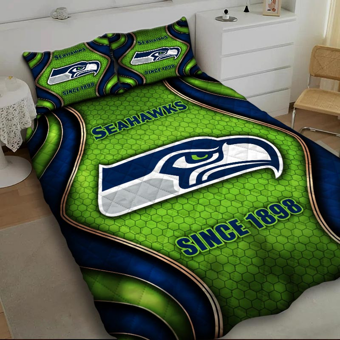 SEA x NFL Bedding Set Multicolor V1 DATND TANTD