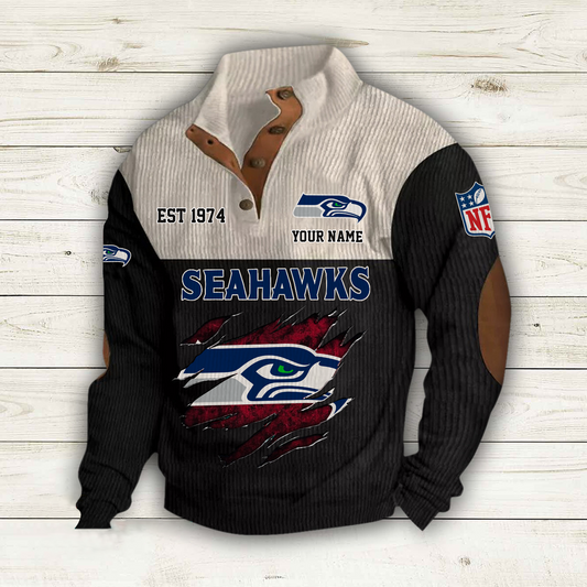 SEA x NFL Custom Name Sport Sweatshirt DatND DVT