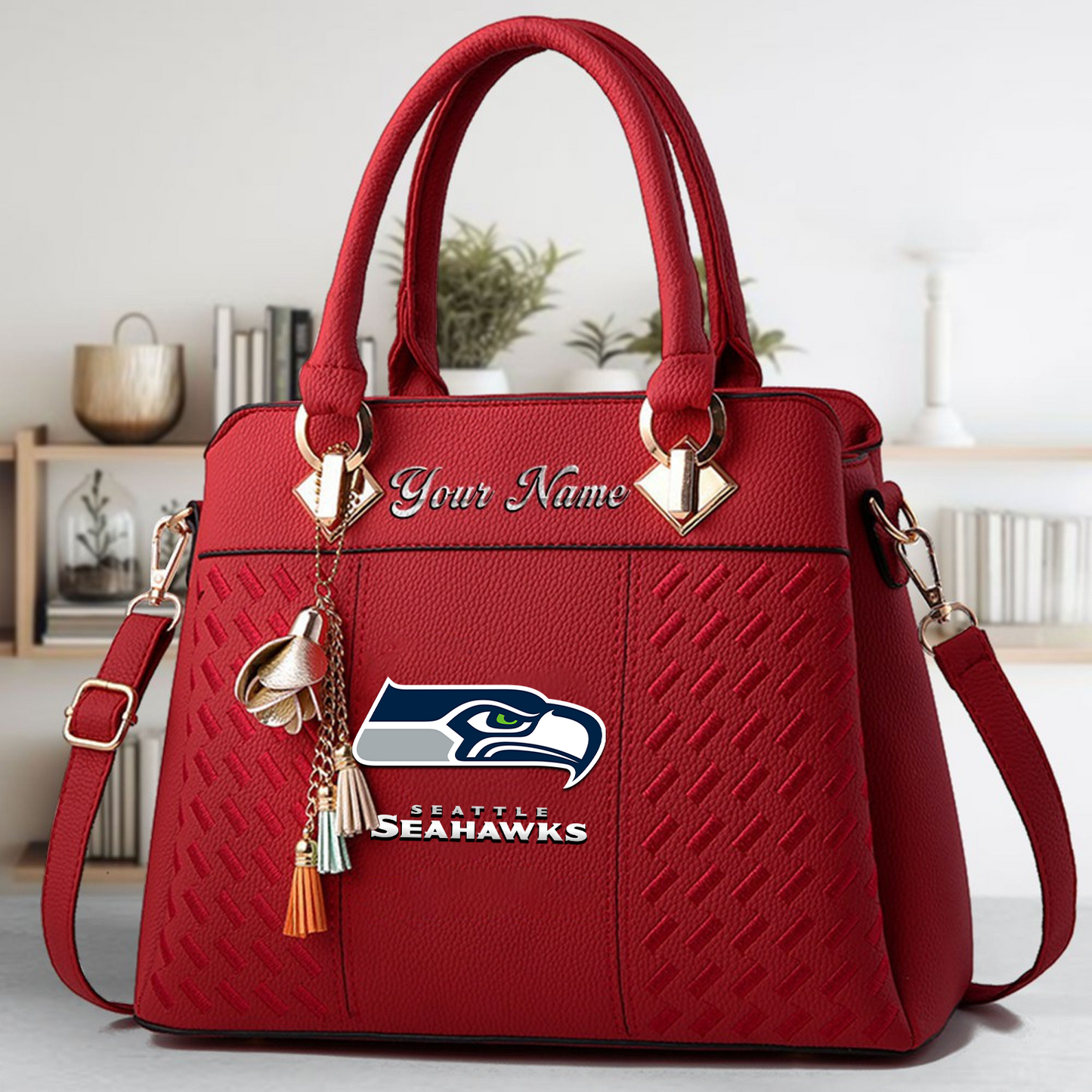 SEA x NFL Leather Bag DATND TANTD