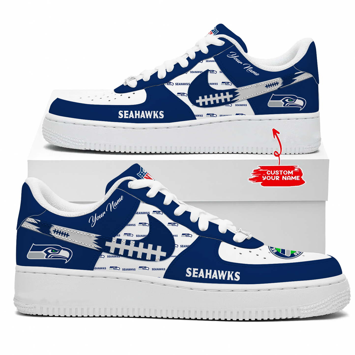 SEA x NFL Personalized AF1 Shoes DatND DVT