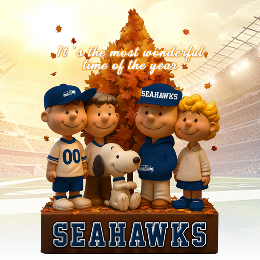 SEA x NFL Premium Acrylic Block Peanuts DATND TANTD 120825