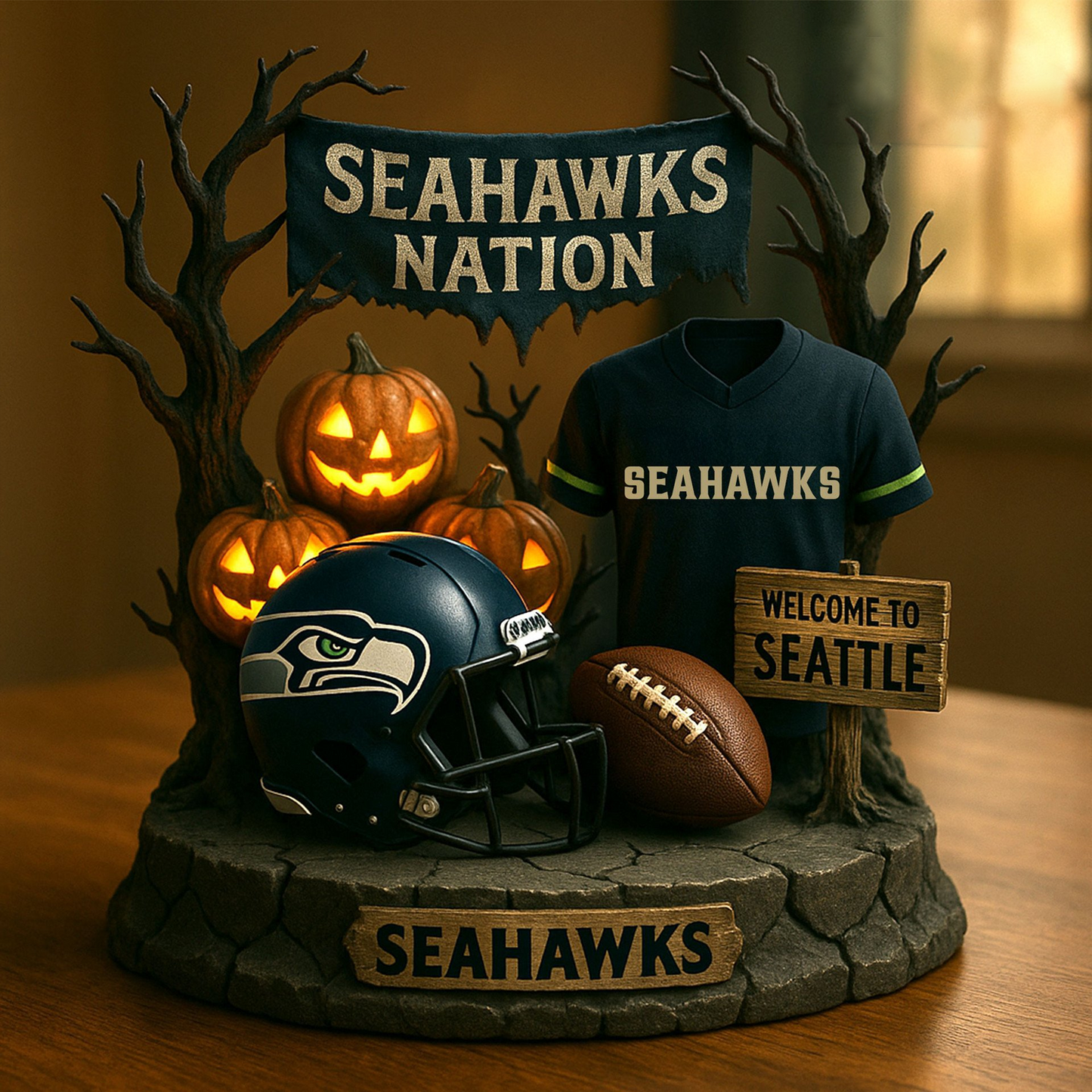 SEA x NFL Premium Commemorative Figure DATND TANTD