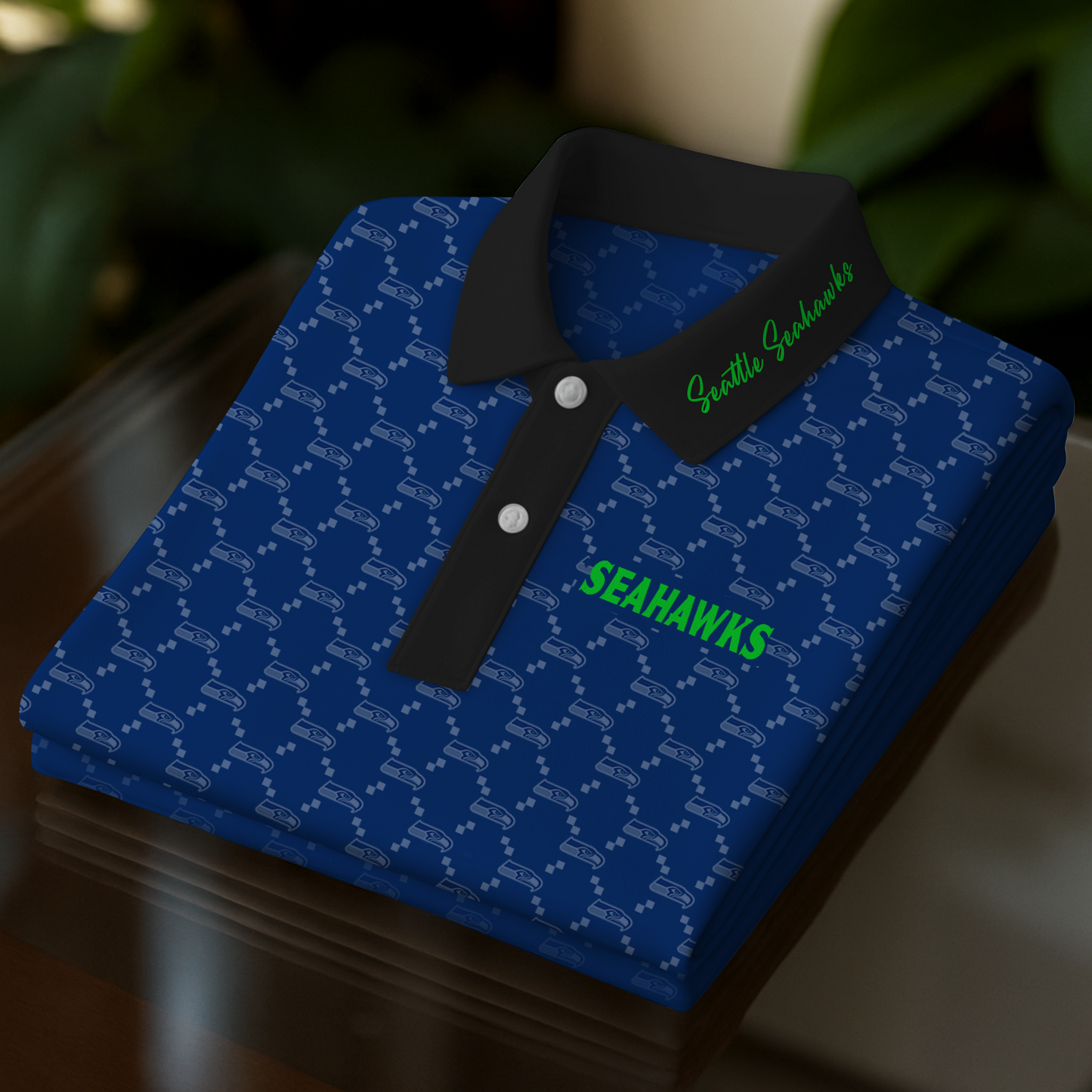 SEA x NFL Premium Polo Shirt 3008 DatND DVT