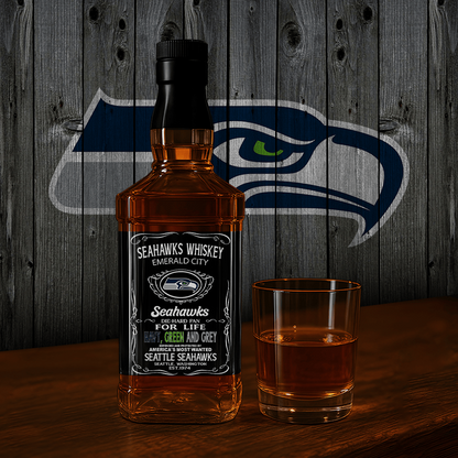 SEA x NFL Whiskey For True Fans Only DATND TANTD