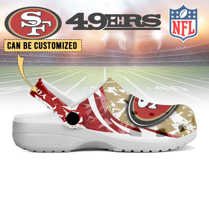 SF  x NFL Crocs Crocband Clogs Shoes DatND DVT