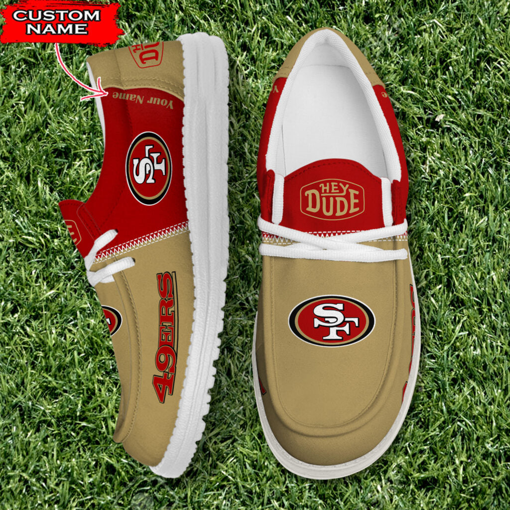 SF Personalized NFL Hey Dude Shoes DatND ThuongNH