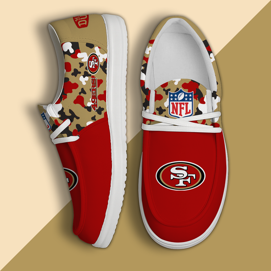SF Personalized NFL Hey Dude Shoes DatND ThuongNH