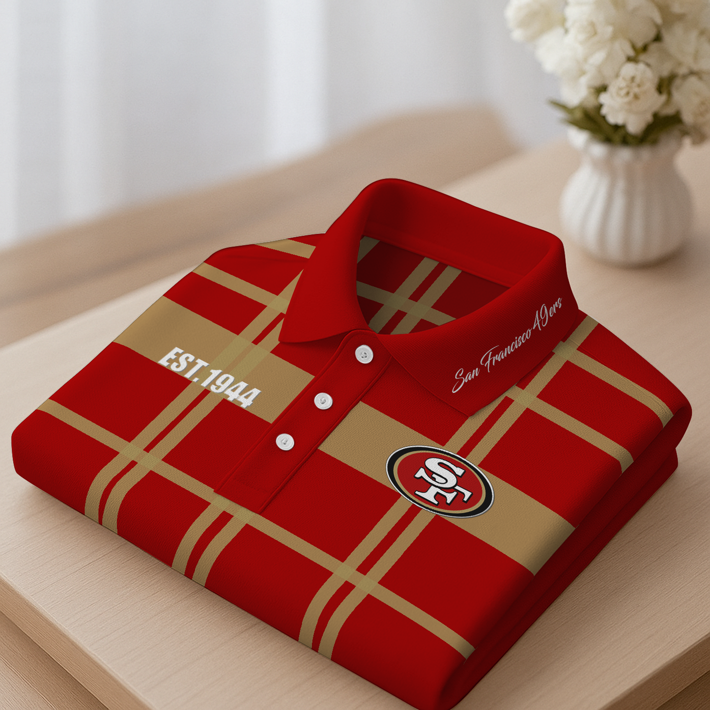 SF Premium NFL Polo Shirt DatND DVT