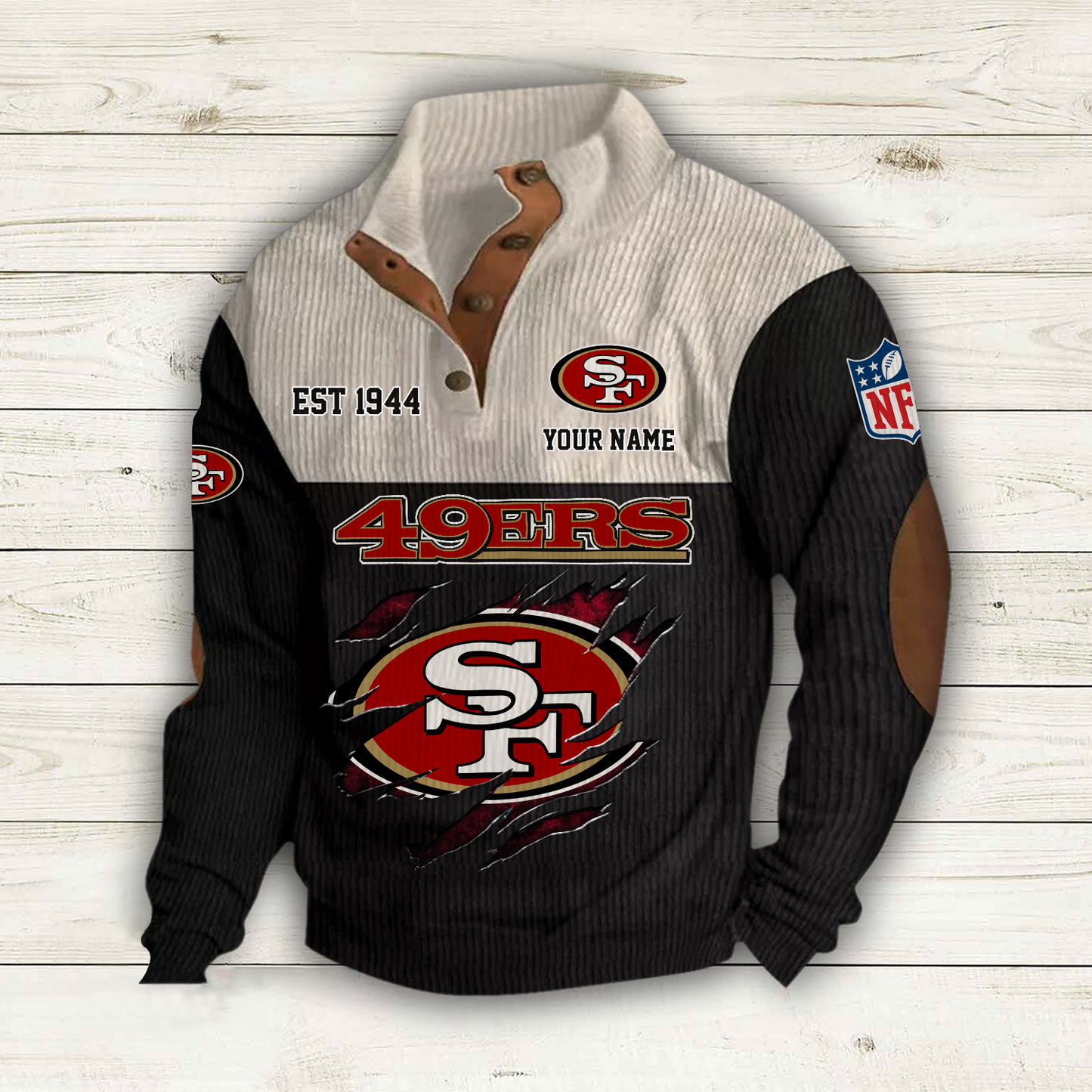 SF x NFL Custom Name Sport Sweatshirt DatND DVT