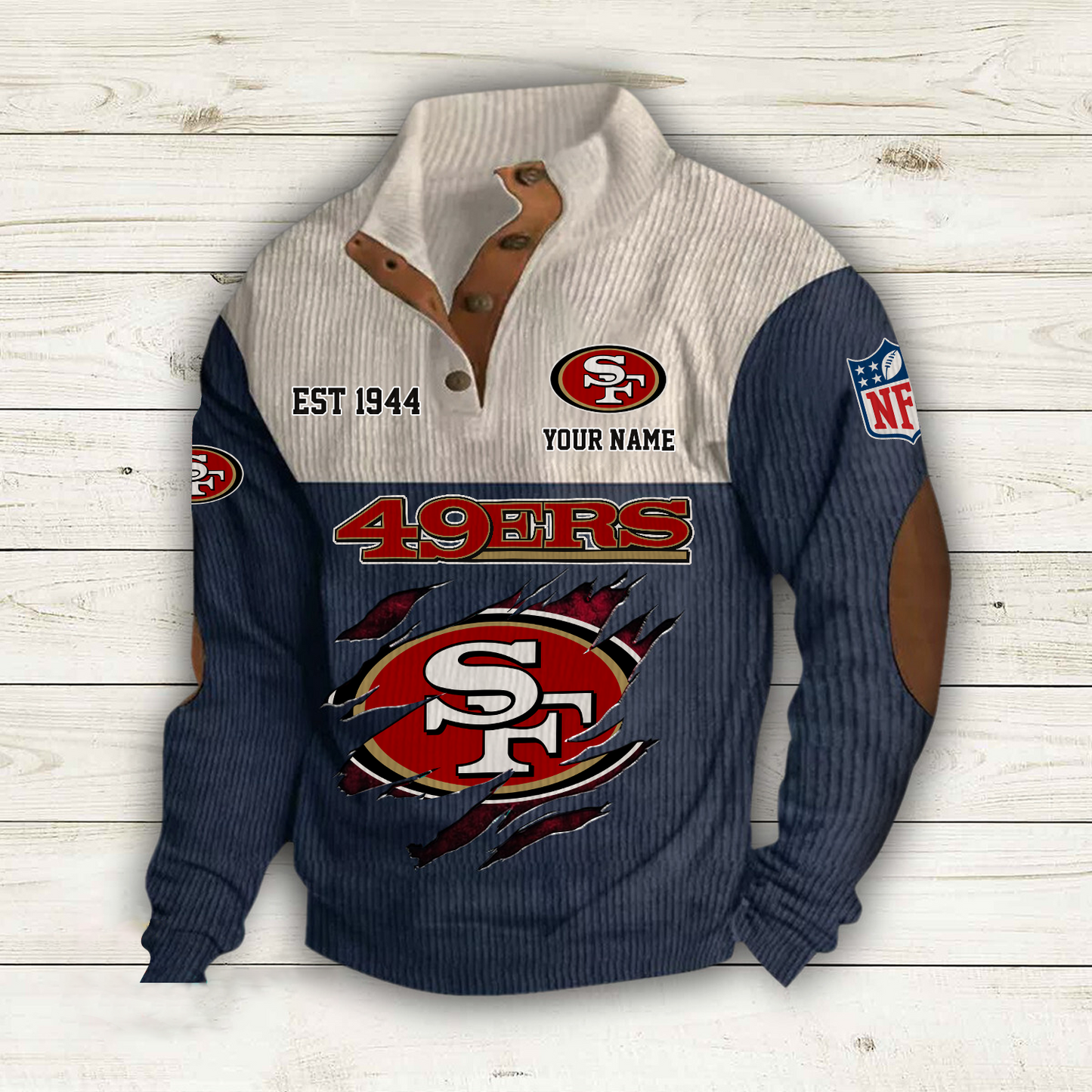 SF x NFL Custom Name Sport Sweatshirt DatND DVT