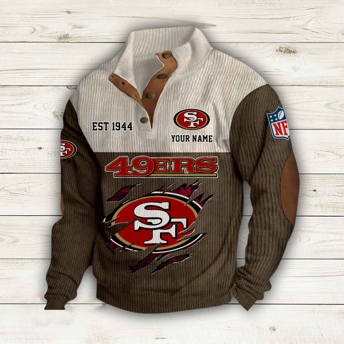 SF x NFL Custom Name Sport Sweatshirt DatND DVT