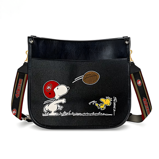 SF x NFL Peanuts Snoopy Football Shoulder Bag DatND ThuongNH