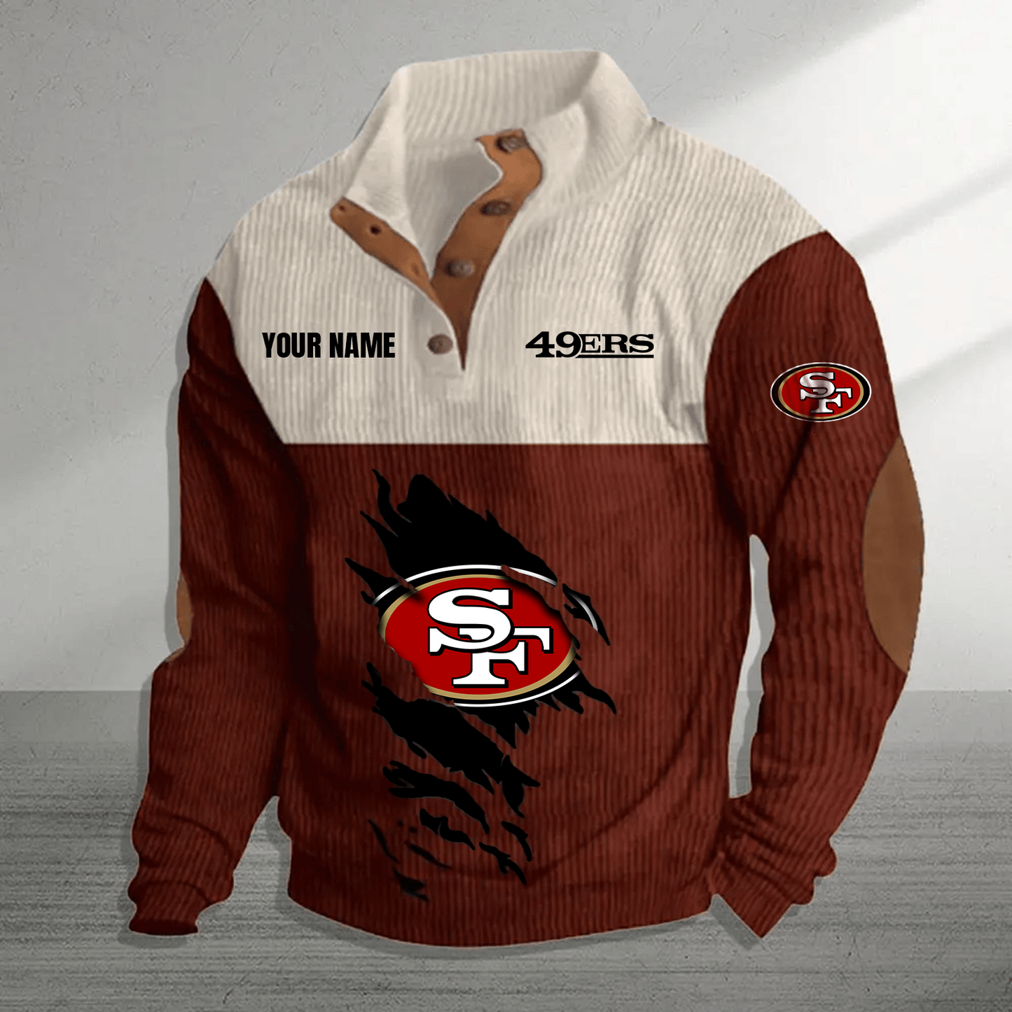 SF x NFL Premium Personalized Game-Day Pullover DATND TANTD