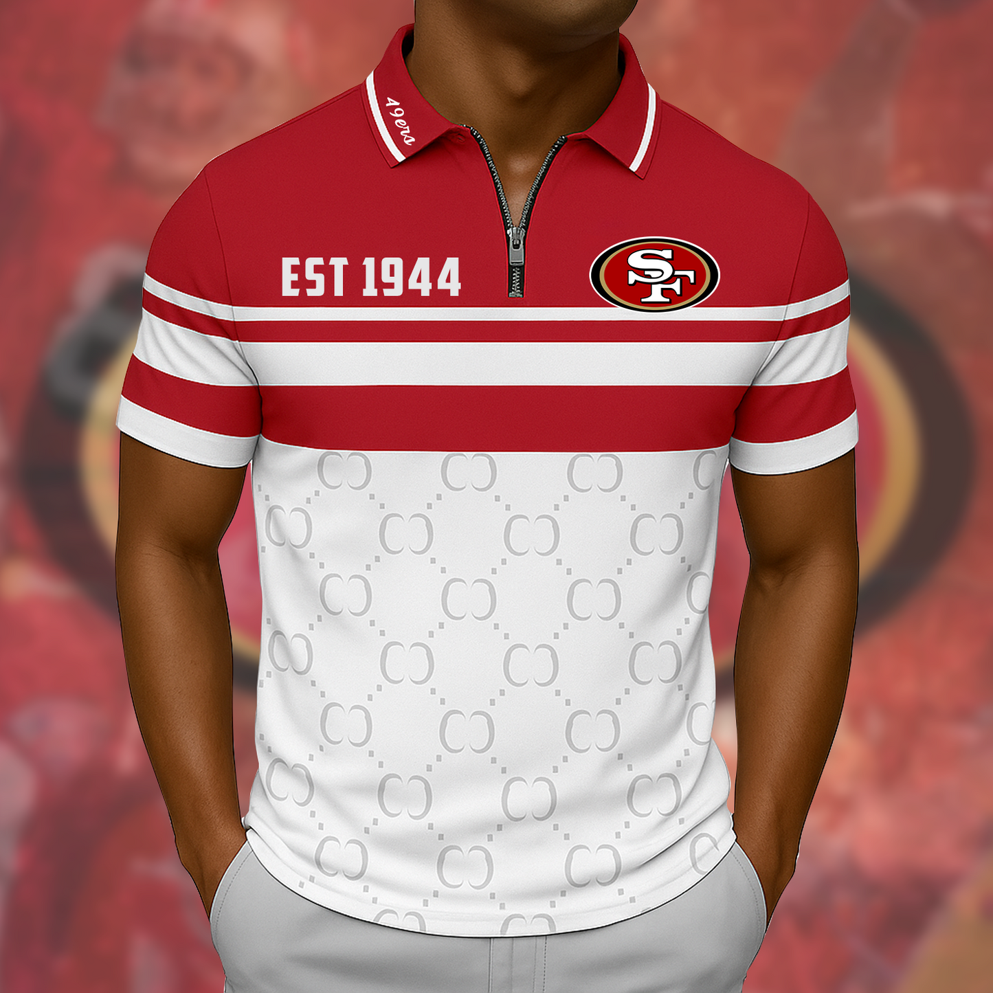 SF x NFL Zip Polo Shirt TUANND TANTD