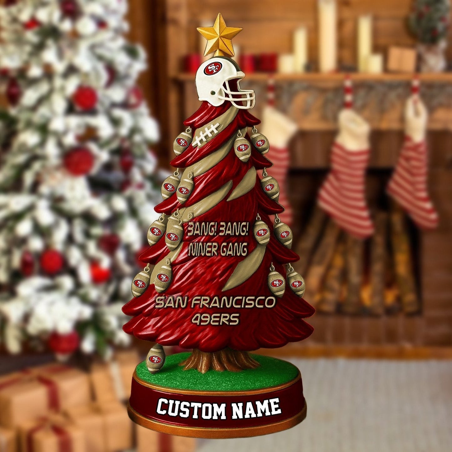 SF49 NFL Acrylic Block Gift For Fans DDT CTND