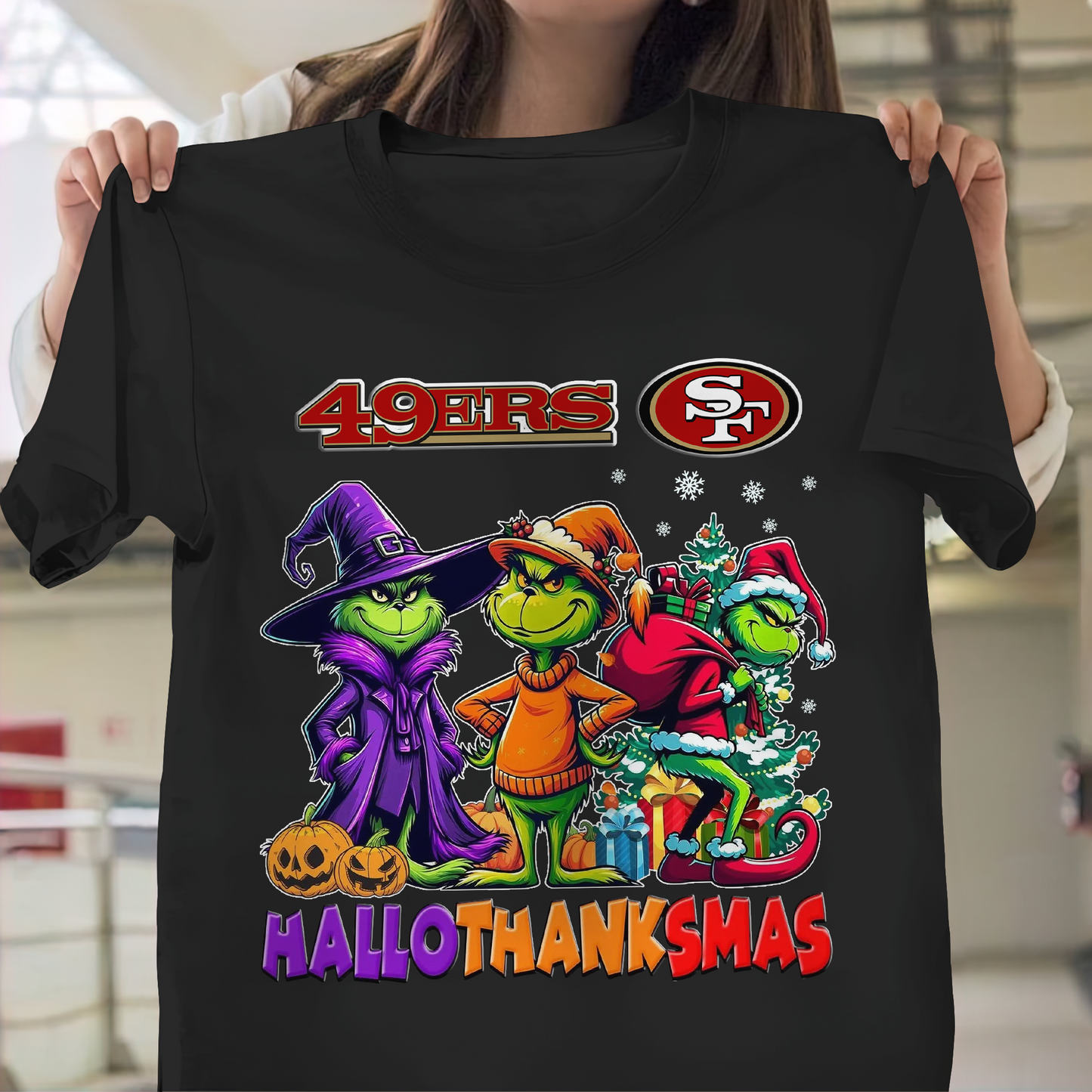 SF49 NFL x Hallothanksmas Shirt DDT NTL