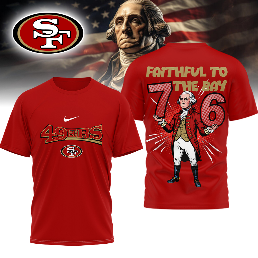 SF49 Premium NFL 6-7 7-6 George Washington 3D Shirt DDT 071025 HLPHUONG