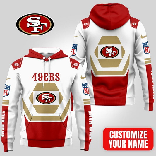 SF49 Premium NFL Customizable Fan Hoodie DDT CTND