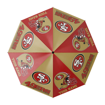 SF49 Premium NFL Open Folding Umbrella DDT NTL