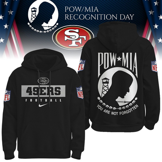 SF49 Premium NFL Pow Mia Hoodie DDT CTND