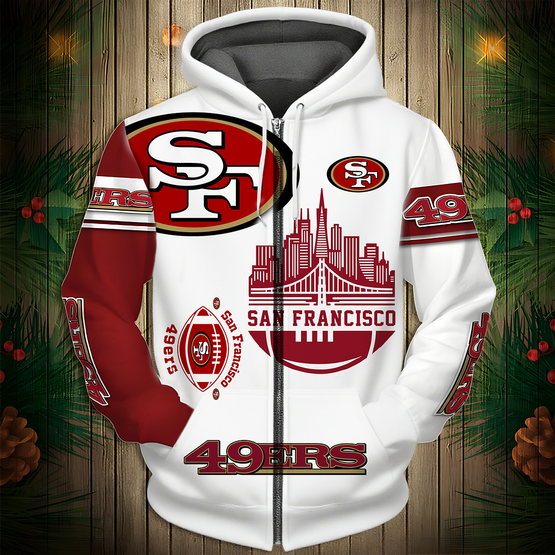 SF49 Premium NFL V3 3D Graphic Hoodie DDT NTL