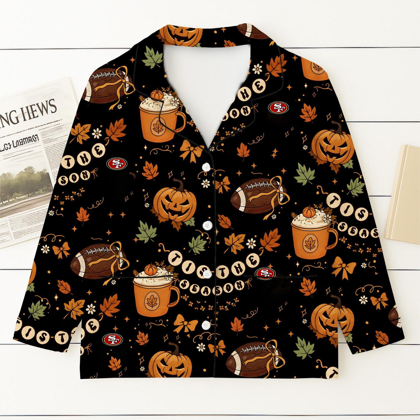 SF49 x NFL Tis The Season Pajama Set DDT HLP