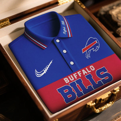 SIGNATURE NFL X BUF BUSINEES CLASSIC LONG POLO SHIRT NDT NHM