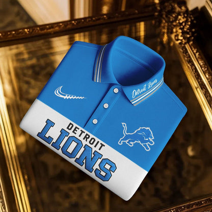 SIGNATURE NFL X DET BUSINEES CLASSIC LONG POLO SHIRT NDT NHM