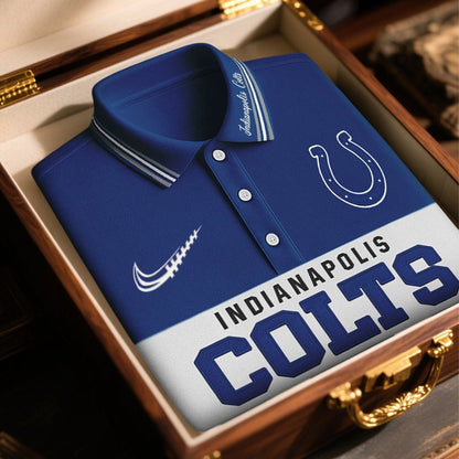 SIGNATURE NFL X IND BUSINEES CLASSIC LONG POLO SHIRT NDT NHM