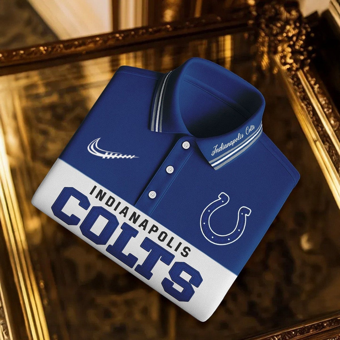 SIGNATURE NFL X IND BUSINEES CLASSIC LONG POLO SHIRT NDT NHM