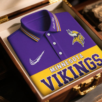 SIGNATURE NFL X MIN BUSINEES CLASSIC LONG POLO SHIRT NDT NHM