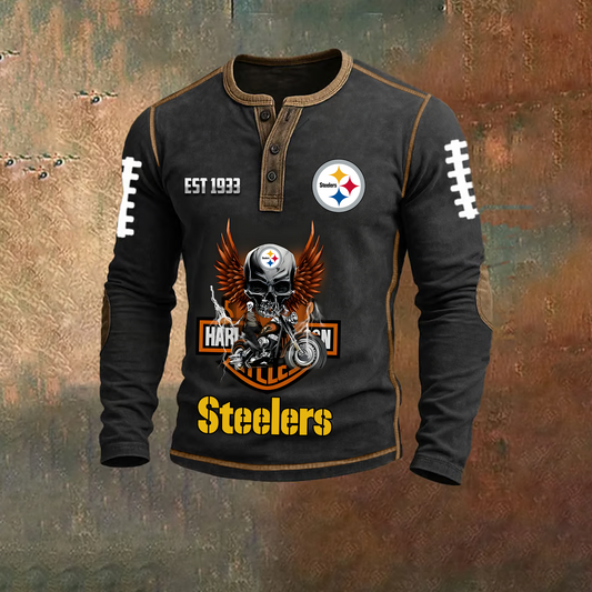 Signature NFL X PIT Harley 3D Long Sleeve Top NDT TDT