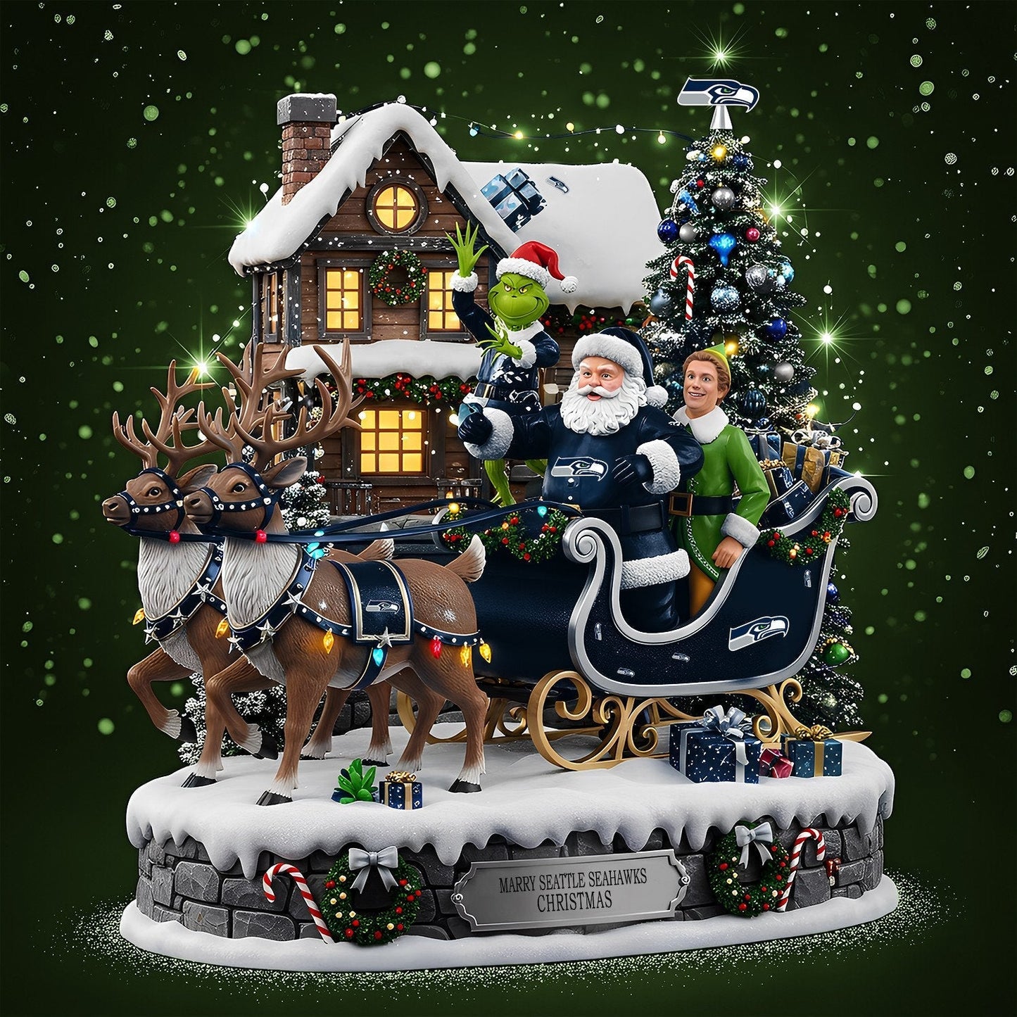 SS Acrylic Block - NFL Christmas Gift For Fans DDT CTND