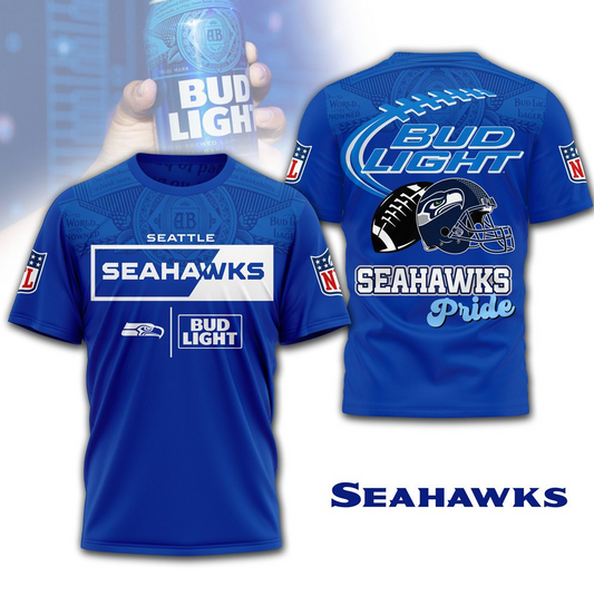 SS Premium NFL x Bud Light 3D T-shirt DDT CTND