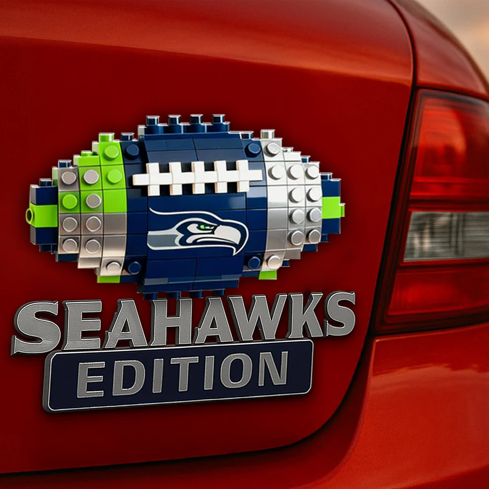 SS x NFL Building Block Set 3D Car Name Badge DDT CTND