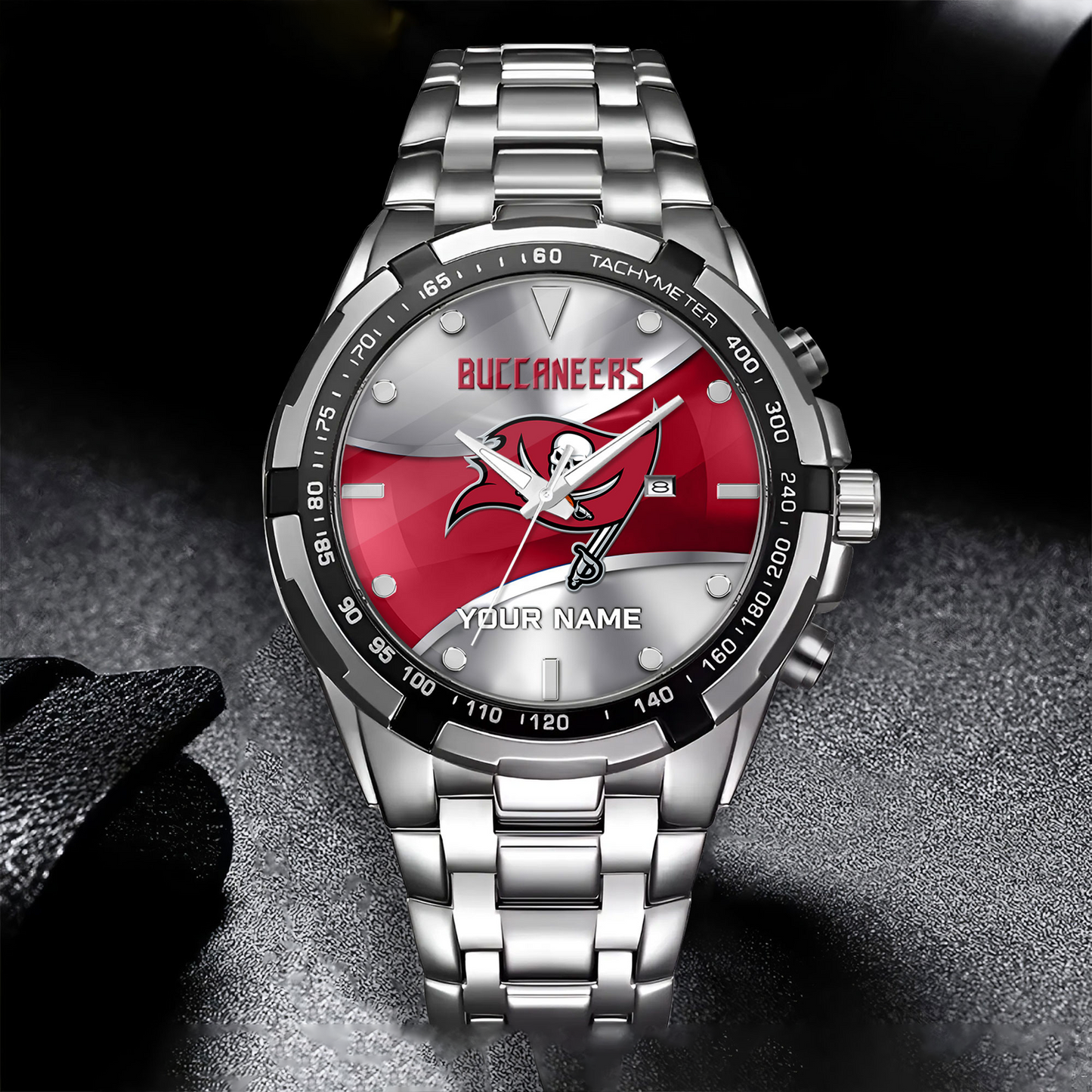 TB x NFL Alloy Men Quartz Watch - Custom Name DATND TANTD
