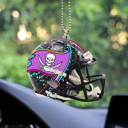 TB x NFL Custom Shape 2-sided Car Ornament DATND TANTD