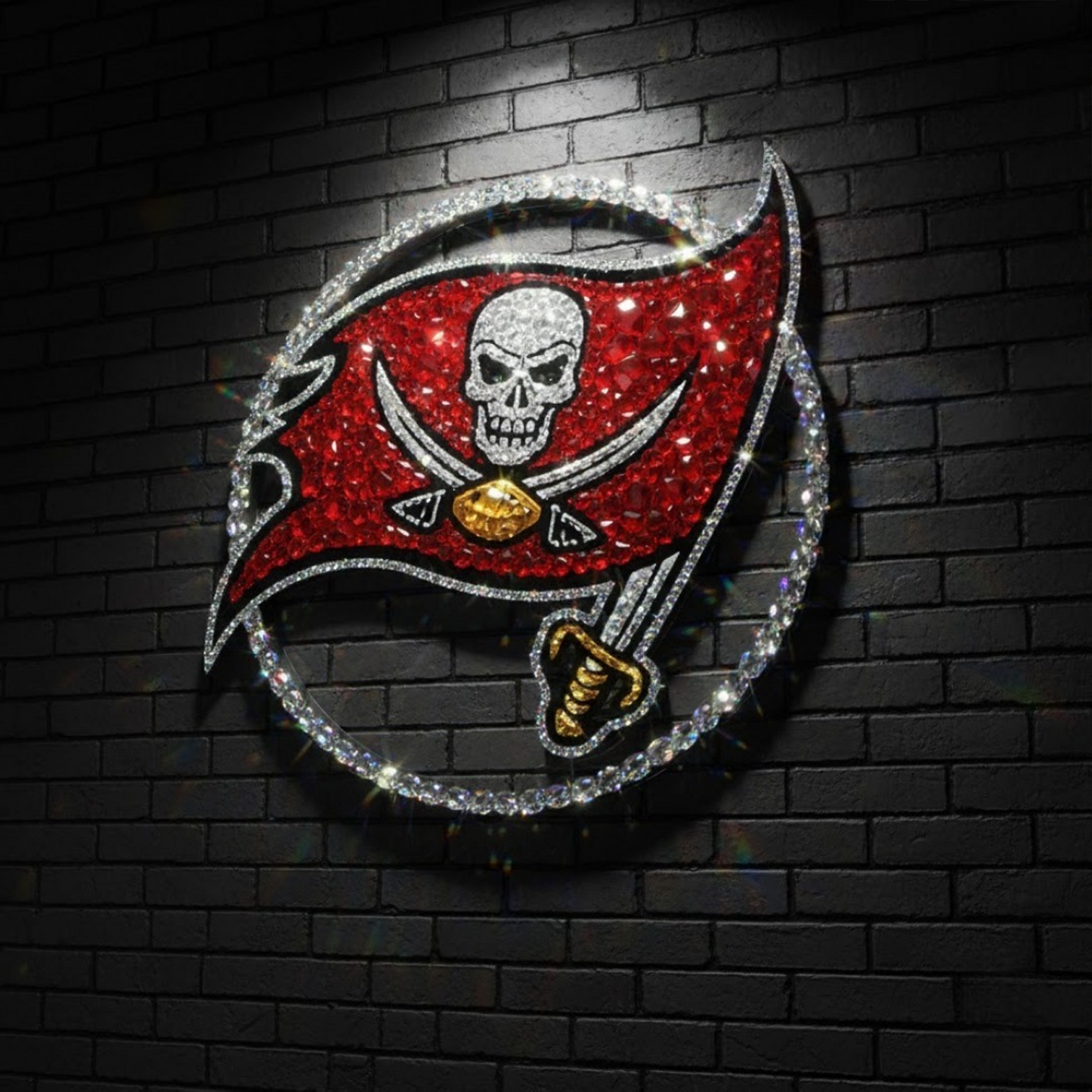 TB X NFL Diamond Crystal Wall Art DatND DVT